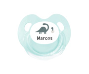 Chupeta Personalizada Retro Diplodocus