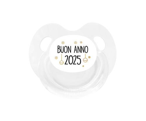 Succhietto Retro Bianco Buon Anno 2025