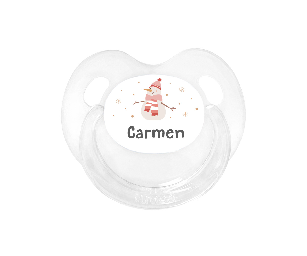 Chupete Personalizado Retro Snowman