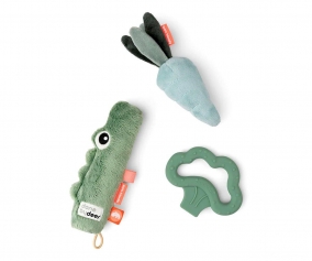 Lot de 3 petits jouets sensoriels Tiny Croco Green