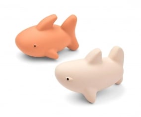 2 Bath Toys Ned Tuscany Rose/Apple Blossom