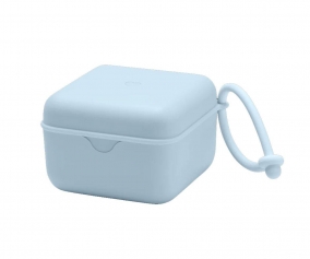 BIBS Pacifier Holder Baby Blue
