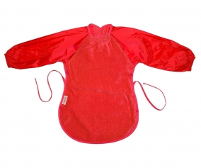 Bib Silly Billyz with XL Sleeves Red