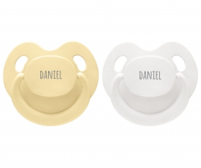 Succhietti Personalizzati RETRO Slimline Pastel Yellow