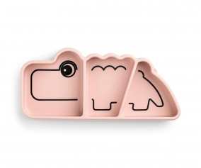 Prato Antiderrapante Stick&Stay Croco Pink