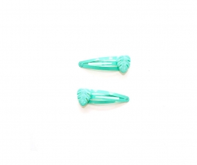 2 Clip Capelli Leaf