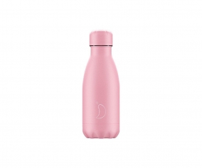 Garrafa de ao inoxidvel pastel Rosa Total 260 ml