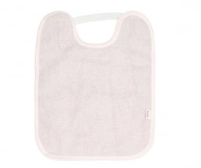 Babete Toalha Plastificado com elstico Malva