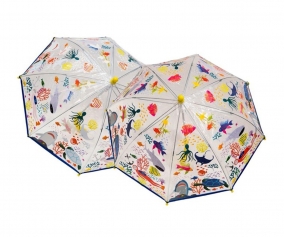 Deep Sea Color Changing Transparent Umbrella