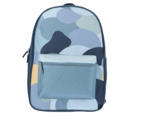 Large Dunes Blue Personalised Backpack