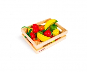 Wooden Box of 12 Fruits