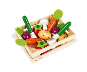 Wooden Box of 12 Vegetables