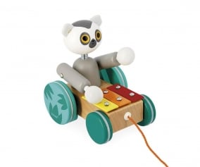 Xylophone Pull Along Lemur Tropik