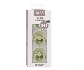 Pack of 3 BIB Try-It Sage Pacifiers