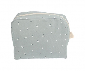 Large Toiletry Bag Petite Fleur Vert Personalised