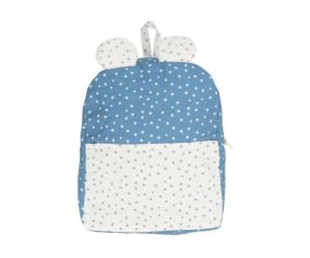 Mini Star Blue Personalised Backpack