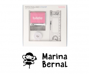 Timbro per tessuti Personalizzato Fairy + Nastro Capi Scuri