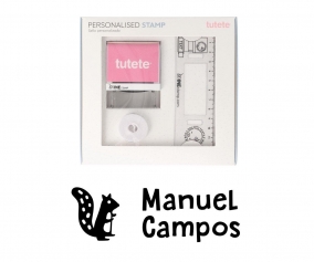 Timbro per tessuti Personalizzato Squirrel + Nastro Capi Scuri