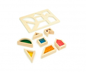 Translucent Color Blocks Puzzle