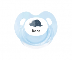Chupete Personalizado Retro Triceratops