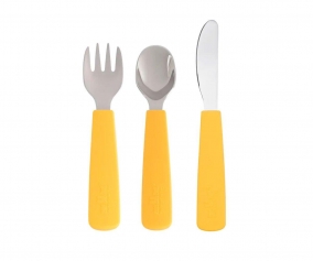 Conjunto 3 talheres Feedie Yellow
