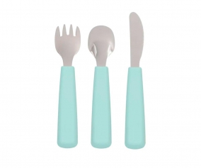Conjunto 3 talheres Feedie Mint