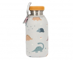 Garrafa de ao personalizvel com forro Dinos World 500 ml