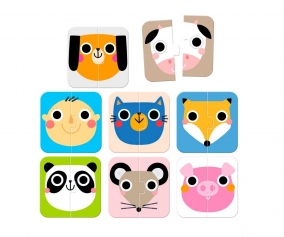 Puzzle On the Go Half Faces