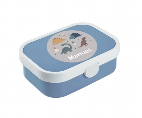 Caja Almuerzo Midi Campus Blue Dinos World Personalizada