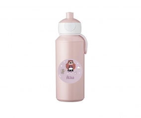 Botella Campus Pop-Up Personalizada Pink 400ml Fantastic Girl