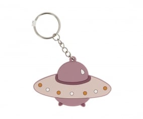 Pack 3 Silicone Keychains UFO