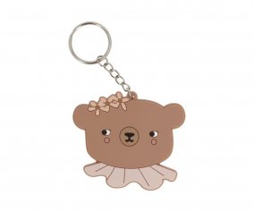 Lot de 3 porte-cls en silicone Daisy Bear