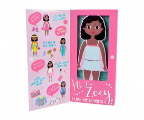 Poupe Habille Magntique en Bois Zoey