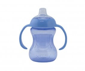 Mini Easy-Grip Spill-Proof Cup with Hygienic Lid Blue