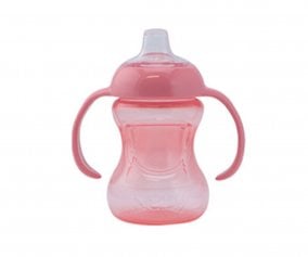Mini Easy-Grip Spill-Proof Cup with Hygienic Lid Orange