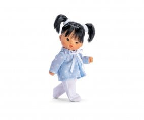Doll Cheni with Blue Star Shirt and White Leggings