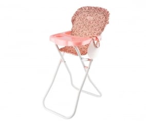 Martina High Chair with Tray and Bib for Dolls