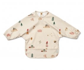 Bib with Sleeves Holiday / Sandy Mix
