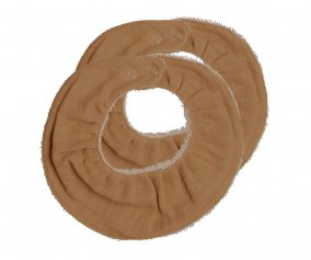 2 secababinhas Caramelo com babados