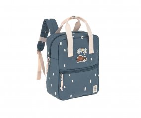 Square Mini Happy Blue Personalised Backpack