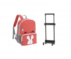Backpack with Personalised Fox Trolley