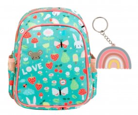 Mochila con Bolsillo Trmico Joy + Llavero Rainbow Regalo