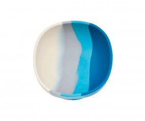Bol con Ventosa Color Splash Desert Teal Ombre