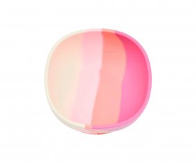 Bol con Ventosa Color Splash  Mauve Rose Ombre