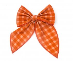 Clip de Pelo con Lazo Grande Sunset Gingham