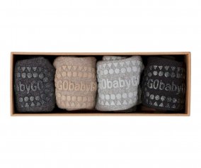 Combo Box Calzine Antiscivolo Mlange-Sabbia-Nero