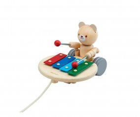 Musical Bear Pull Toy
