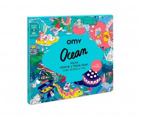 Poster XL OMY Ocean + Stickers
