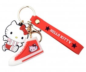Hello Kitty Red Sneaker Hanging Keychain