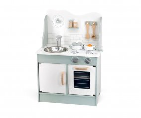 Cozinha de madeira com acessrios Green Powder